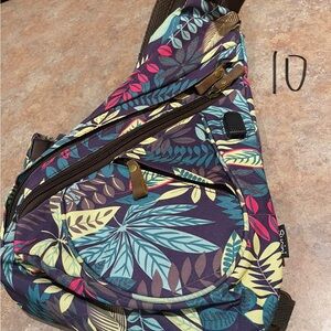 Floral Patterned Sling Bag that converts into a backpack